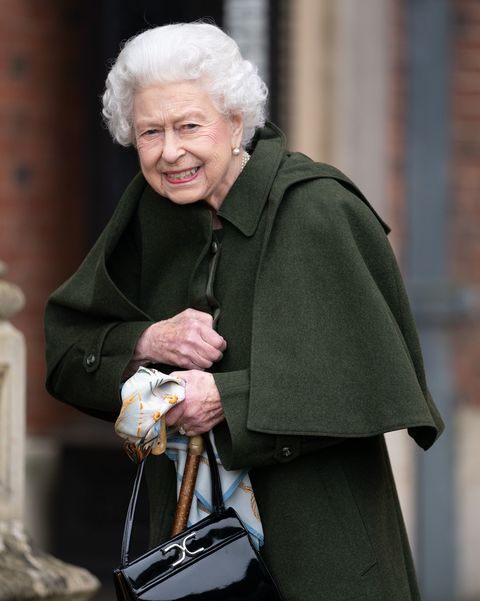 kings lynn, england   february 05 queen elizabeth ii leaves sandringham house after a reception with representatives from local community groups to celebrate the start of the platinum jubilee, on february 5, 2022 in kings lynn, england the queen came to the throne 70 years ago this sunday when, on february 6 1952, the ailing king george vi , who had lung cancer, died at sandringham in the early hours photo joe giddens   by wpa poolgetty images