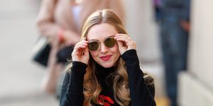 los angeles, ca   february 25 amanda seyfried is seen at jimmy kimmel live on february 25, 2022 in los angeles, california  photo by rbbauer griffingc images