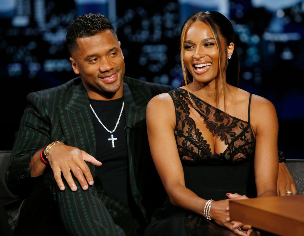 Ciara and Kids Wear Broncos Colors to Support Russell Wilson