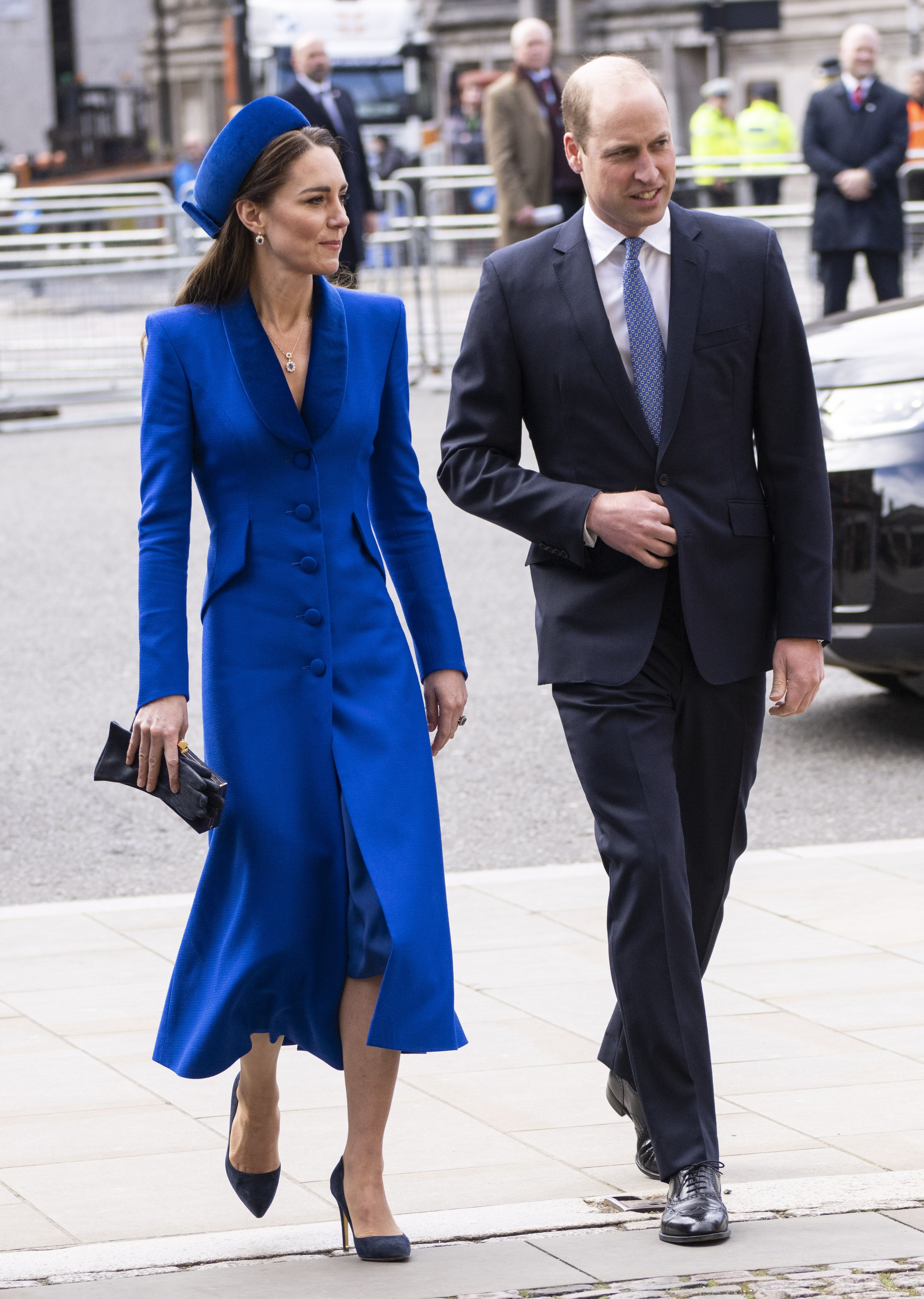 Kate Middleton's Easter Outfit 2022 - Duchess in Blue Coat Dress