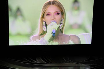 us singer songwriter beyonce performs during the 94th oscars at the dolby theatre in hollywood, california on march 27, 2022 photo by robyn beck  afp photo by robyn beckafp via getty images