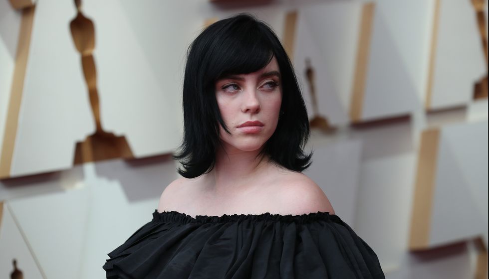 billie eilish arrives at  the 94th oscars aired live sunday march 27,