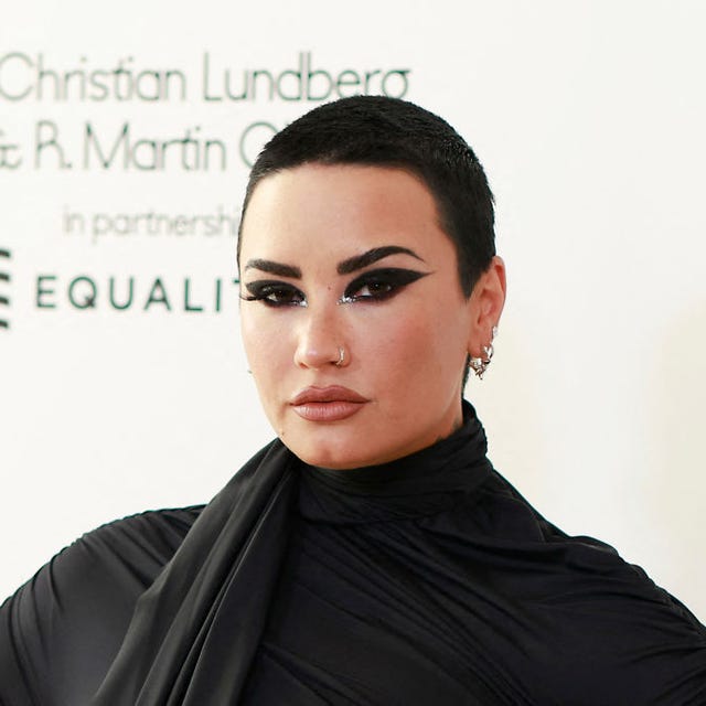 us singer demi lovato attends the 30th annual elton john aids foundation 94th oscars viewing party in los angeles, california on march 27, 2022 photo by michael tran  afp photo by michael tranafp via getty images