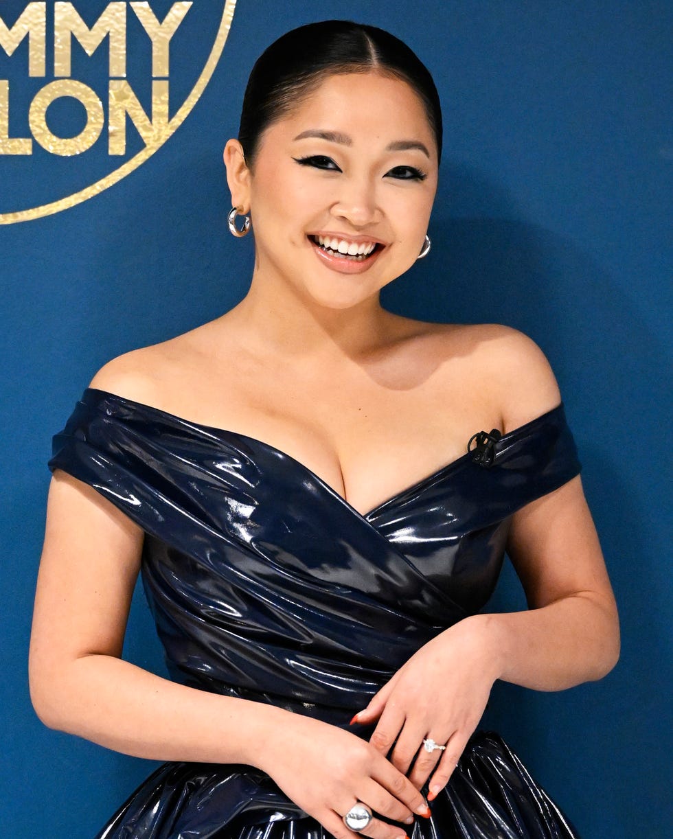 The Tonight Show Starring Jimmy Fallon - Season 9 the tonight show starring jimmy fallon episode 1624 pictured actress lana condor poses backstage on monday, march 28, 2022 photo by todd owyoungnbcnbcu photo bank via getty images