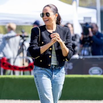 the hague, netherlands   april 16 meghan duchess of sussex at the land rover driving challenge during the invictus games at zuiderpark on april 16, 2022 in the hague, netherlands photo by patrick van katwijkgetty images