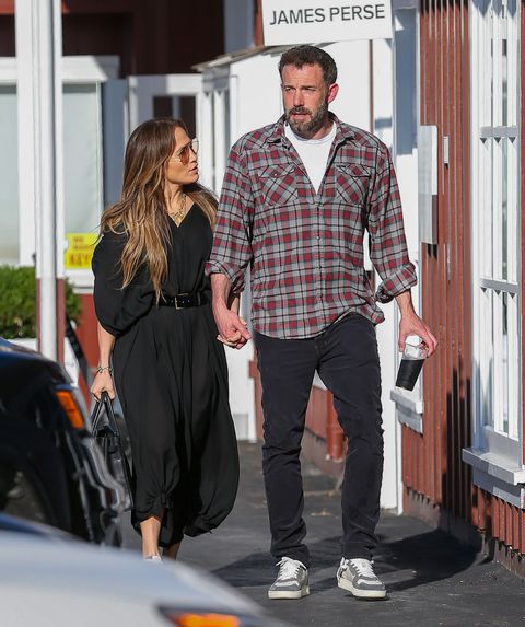 los angeles, ca   april 23 jennifer lopez and ben affleck are seen on april 23, 2022 in los angeles, california  photo by bellocqimagesbauer griffingc images