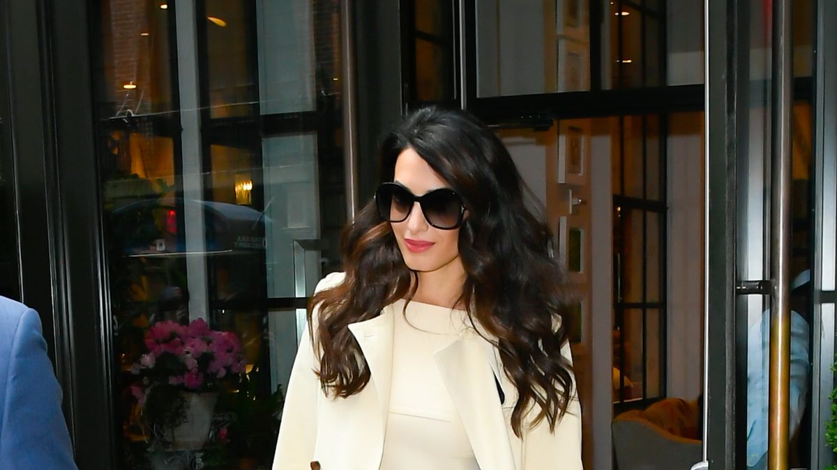 Amal Clooney Officially Endorses The Monochrome Trend