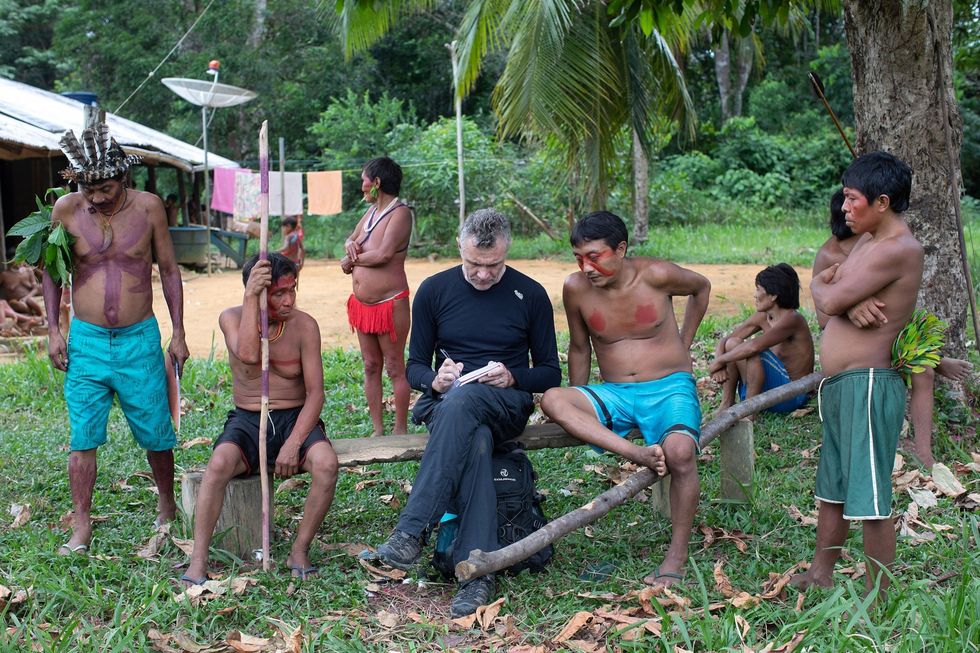 Journalist Dom Phillips is in 2019 aan het werk in het Braziliaanse gedeelte van het Amazonegebied