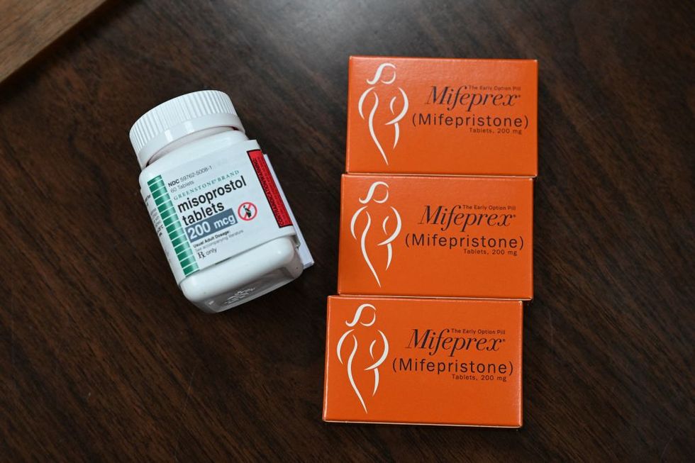 mifepristone mifeprex and misoprostol, the two drugs used in a medication abortion, are seen at the womens reproductive clinic, which provides legal medication abortion services, in santa teresa, new mexico, on june 17, 2022 mifepristone is taken first to stop the pregnancy, followed by misoprostol to induce bleeding in the wake of fridays ruling by the us supreme court striking down roe v wade and the federally protected right to an abortion, women from texas and other states are traveling to clinics like the womens reproductive health clinic in new mexico for legal abortion services under the states more liberal laws restricted to editorial use photo by robyn beck afp restricted to editorial use photo by robyn beckafp via getty images