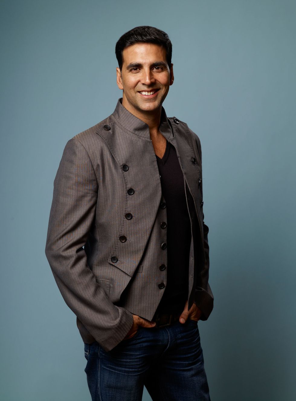 toronto, on   september 10  executive producer akshay kumar of breakaway poses for a portrait during the 2011 toronto film festival at the guess portrait studio on september 10, 2011 in toronto, canada  photo by matt carrgetty images