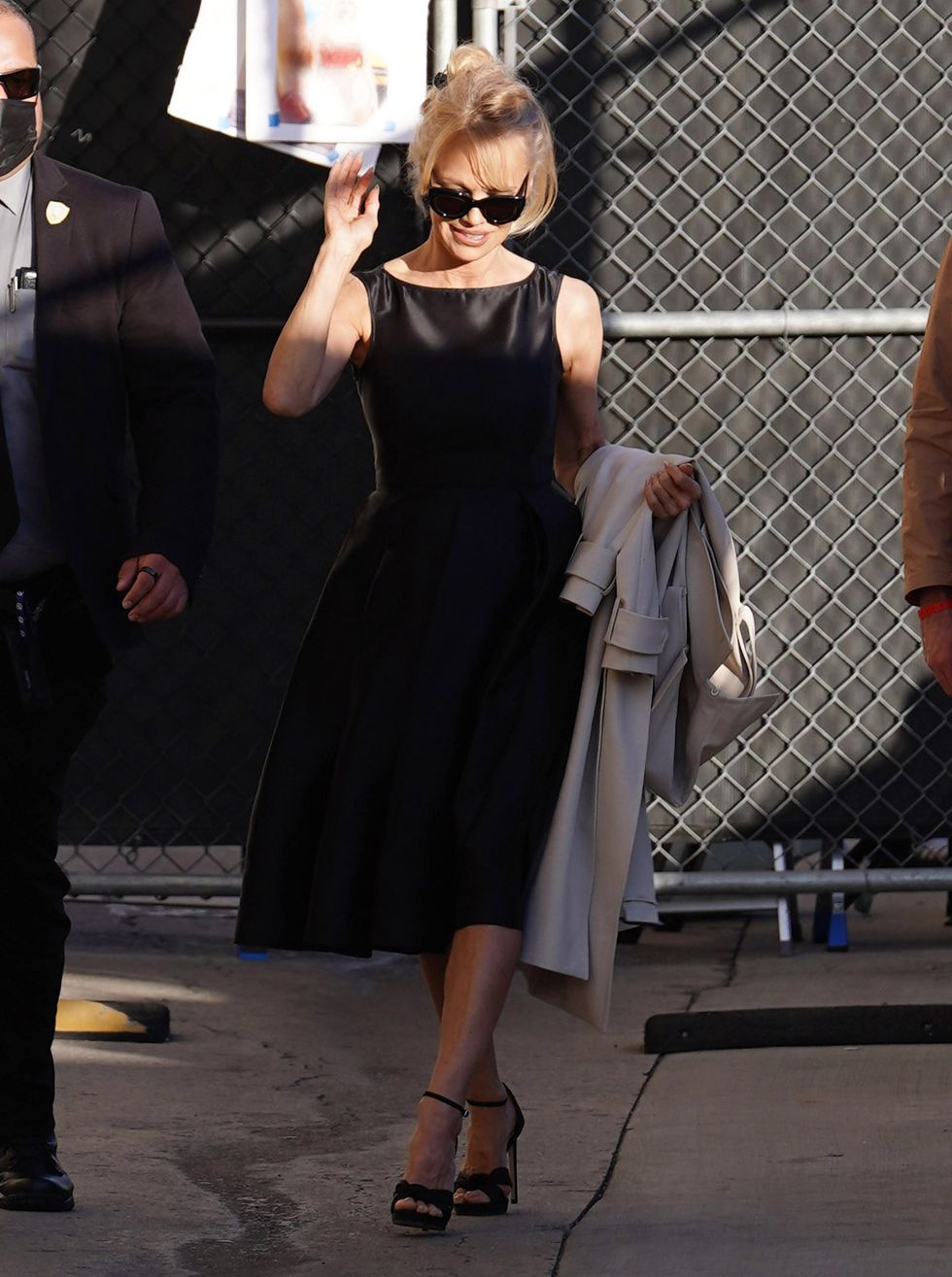 los angeles, ca january 31 pamela anderson is seen on january 31, 2023 in los angeles, california photo by hollywood to youstar maxgc images