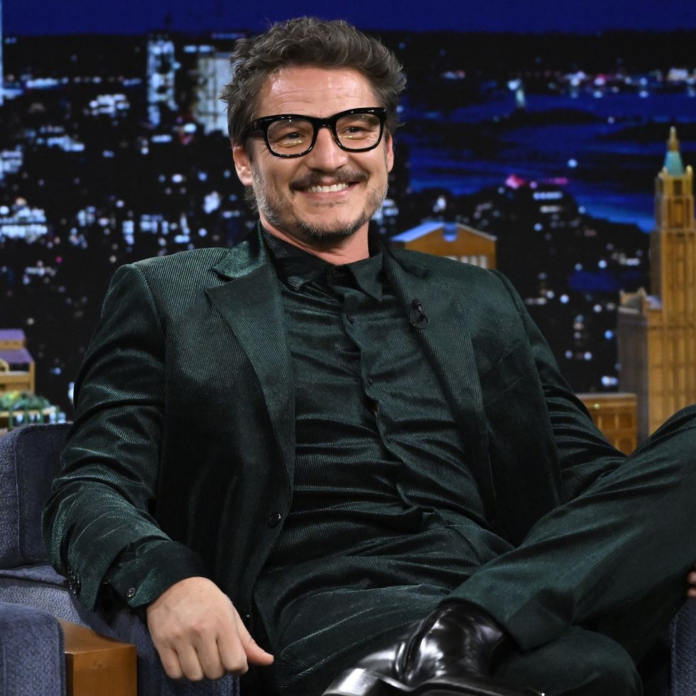 the tonight show starring jimmy fallon episode 1791 pictured actor pedro pascal during an interview on thursday, february 2, 2023 photo by todd owyoungnbc via getty images