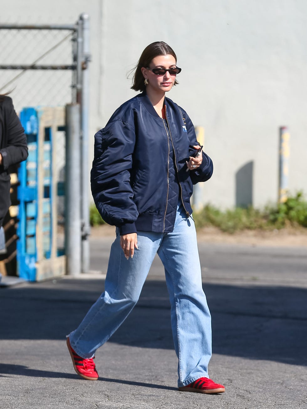 los angeles, ca february 19 hailey bieber is seen on february 19, 2023 in los angeles, california photo by bellocqimagesbauer griffingc images