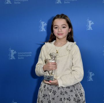 berlin, germany february 25 sofia otero, winner of the silver bear for best leading performance, poses at the winners board during the 73rd berlinale international film festival berlin at berlinale palast on february 25, 2023 in berlin, germany photo by action press poolgetty images