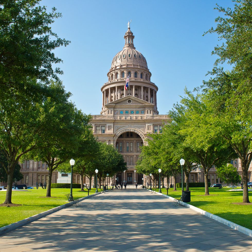 building of texas state capitol, texas