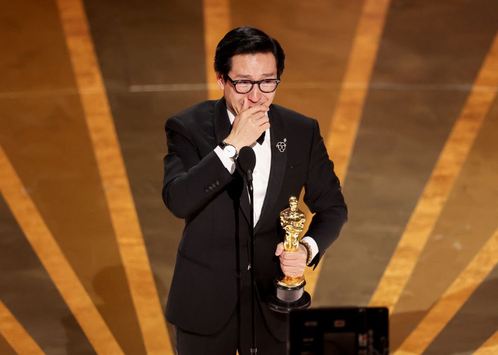 ke huy quan at the 95th annual academy awards held at dolby theatre on march 12, 2023 in los angeles, california photo by rich polkvariety via getty images