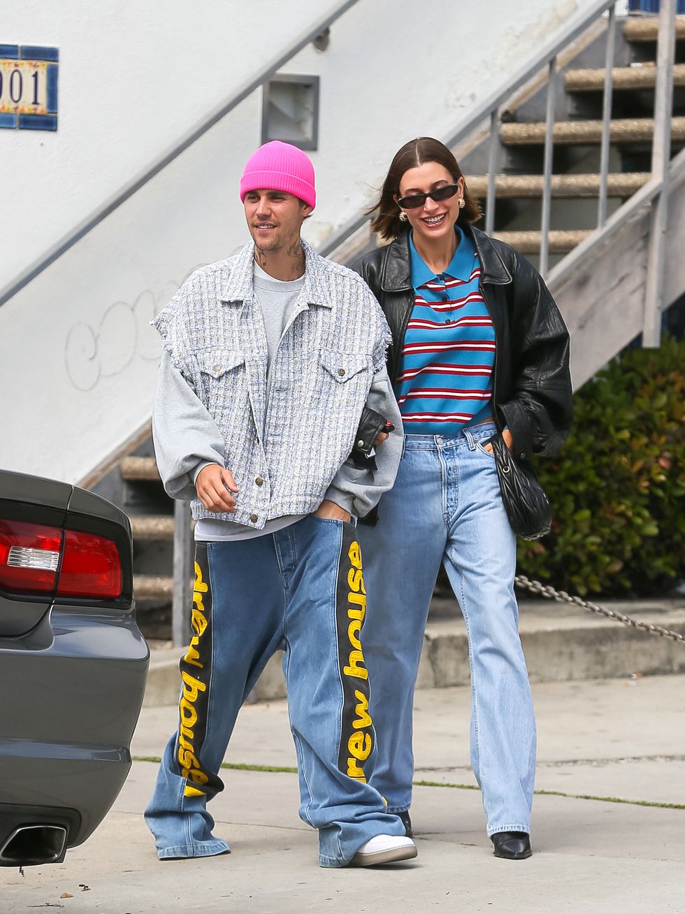 los angeles, ca march 13 justin bieber and hailey bieber are seen on march 13, 2023 in los angeles, california photo by thecelebrityfinderbauer griffingc images