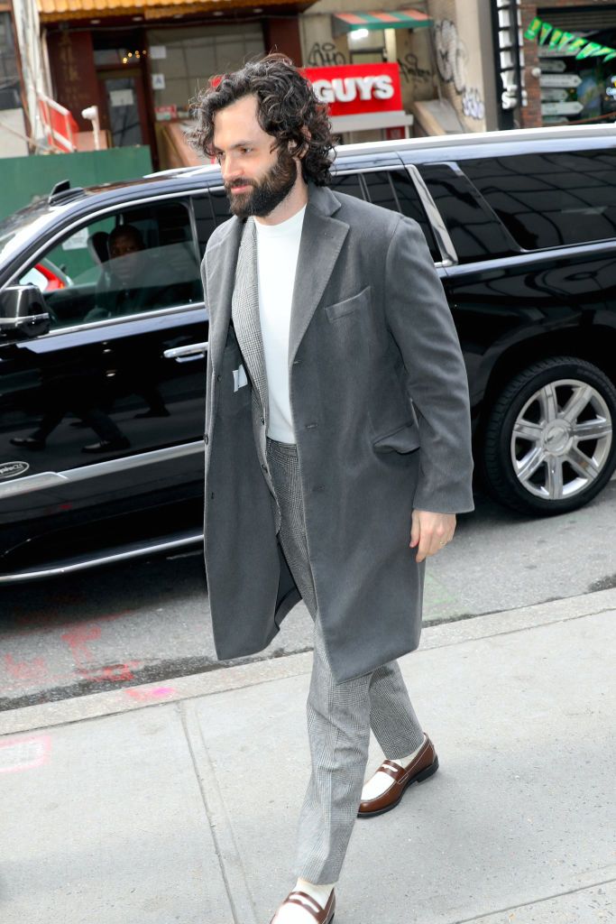 new york, ny march 15 penn badgley is seen arriving to the today show on march 15, 2023 in new york city photo by jose perezbauer griffingc images