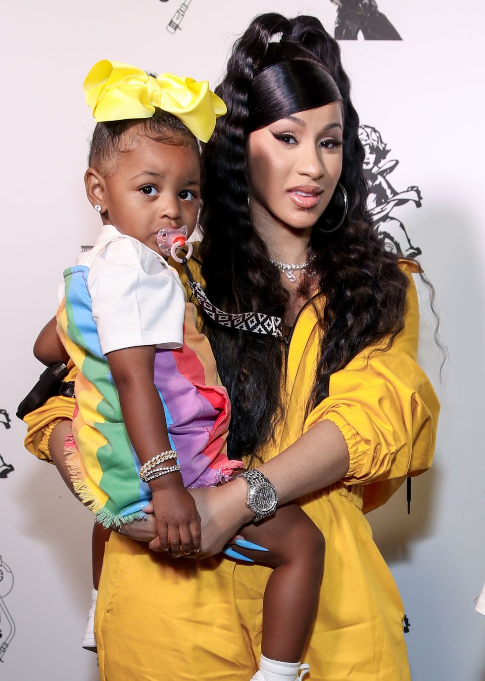 beverly hills, california   june 17 kulture kiari cephus and cardi b attend the teyana taylor the album listening party on june 17, 2020 in beverly hills, california photo by rich furygetty images for def jam recordings