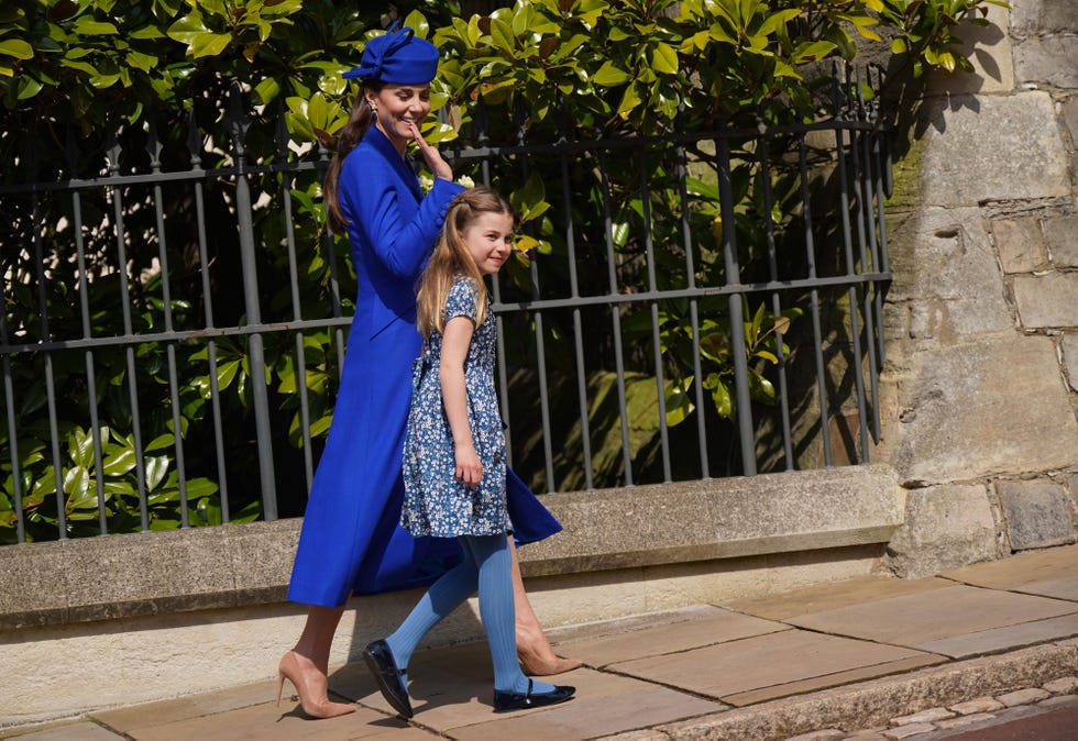 Kate Middleton Rewears Blue Coat Dress for Royal Easter Service