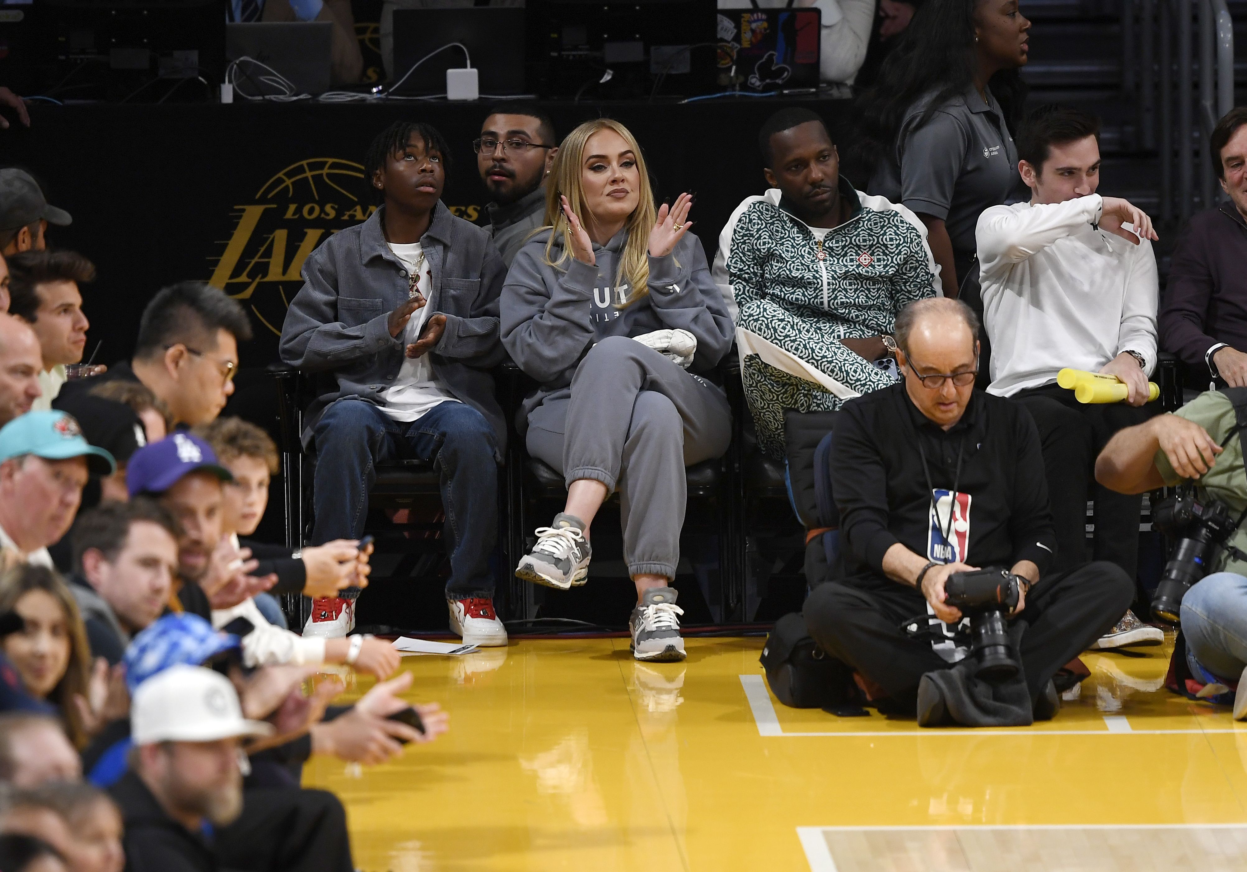 Memphis Grizzlies coaching staff sitting courtside during the game on  News Photo - Getty Images