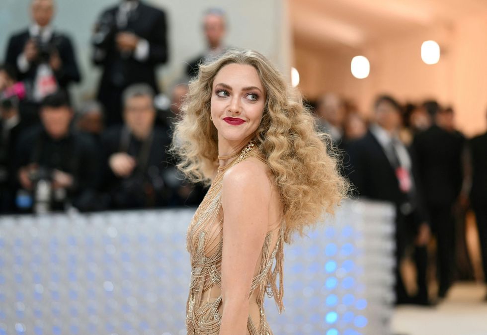 us actress amanda seyfried arrives for the 2023 met gala at the metropolitan museum of art on may 1, 2023, in new york the gala raises money for the metropolitan museum of arts costume institute the galas 2023 theme is karl lagerfeld a line of beauty photo by angela weiss  afp photo by angela weissafp via getty images