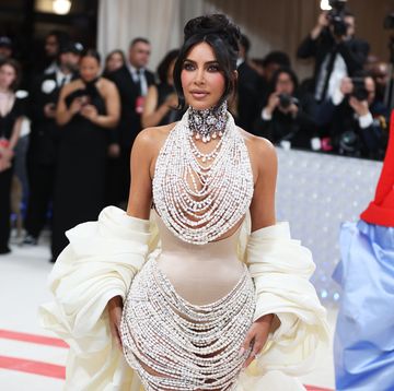 kim kardashian bij het met gala in new york in mei 2023