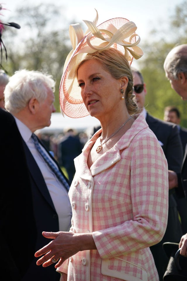 duchess of edinburgh checked trousers