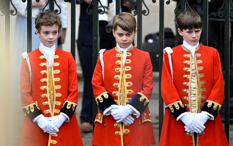 prince george as a page of honour