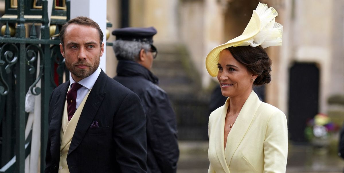 Pippa Middleton looks absolutely gorgeous in a sunny yellow ensemble at the coronation of King Charles III