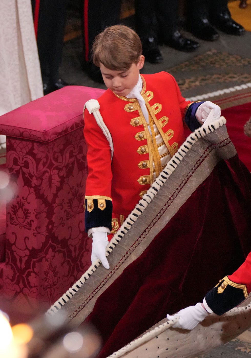 prince george as a page of honour