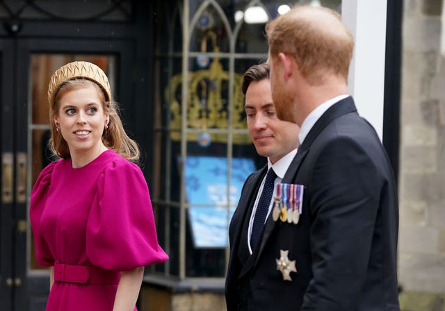 Princess Beatrice Wears Hot Pink Dress To King Charles's Coronation