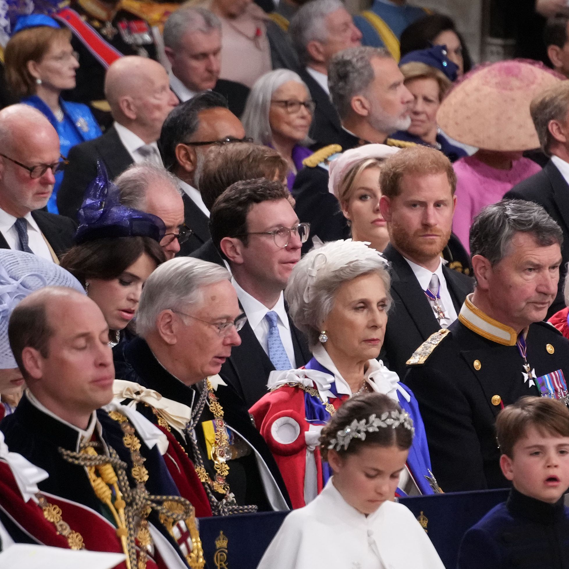 Prince Harry's Body Language at the Coronation Showed 