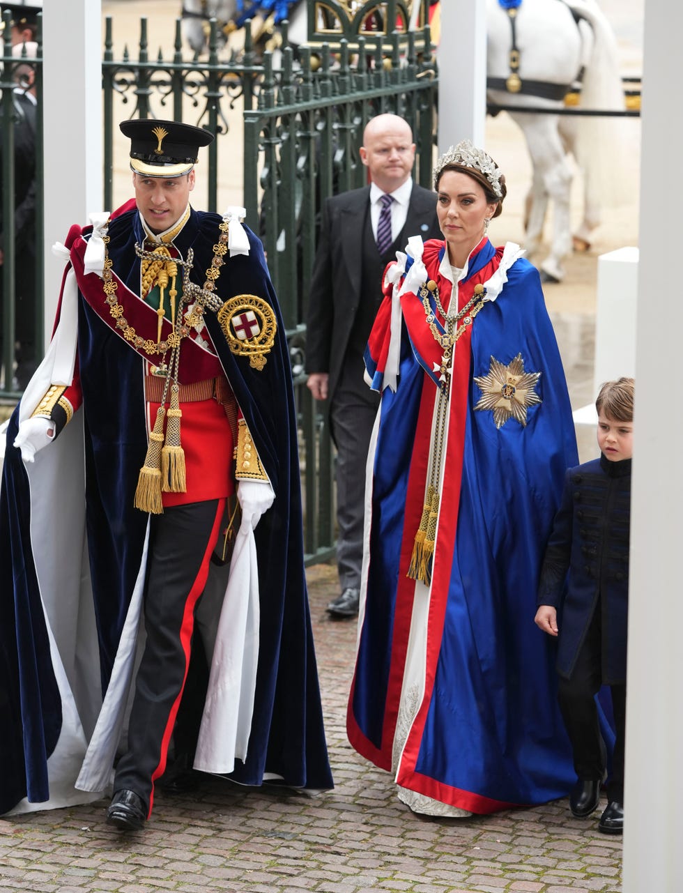 london, england may 06 catherine, princess of wales and prince william, prince of wales arrive ahead of the coronation of king charles iii and queen camilla on may 6, 2023 in london, england the coronation of charles iii and his wife, camilla, as king and queen of the united kingdom of great britain and northern ireland, and the other commonwealth realms takes place at westminster abbey today charles acceded to the throne on 8 september 2022, upon the death of his mother, elizabeth ii photo by dan charity wpa poolgetty images