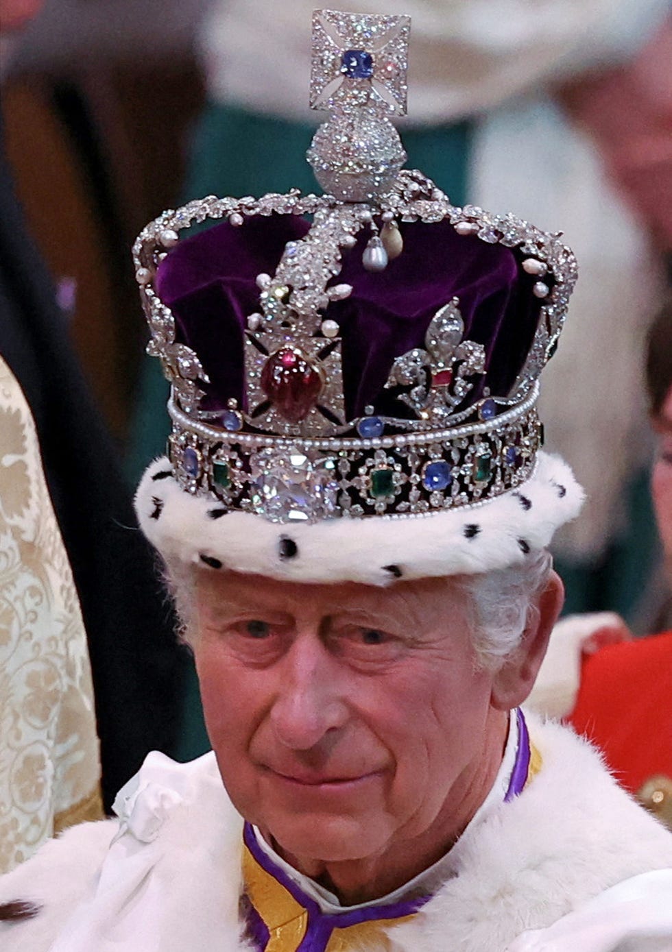 britains king charles iii wearing the imperial state crown leaves westminster abbey after the coronation ceremonies in central london on may 6, 2023 the set piece coronation is the first in britain in 70 years, and only the second in history to be televised charles will be the 40th reigning monarch to be crowned at the central london church since king william i in 1066 outside the uk, he is also king of 14 other commonwealth countries, including australia, canada and new zealand photo by phil noble pool afp photo by phil noblepoolafp via getty images