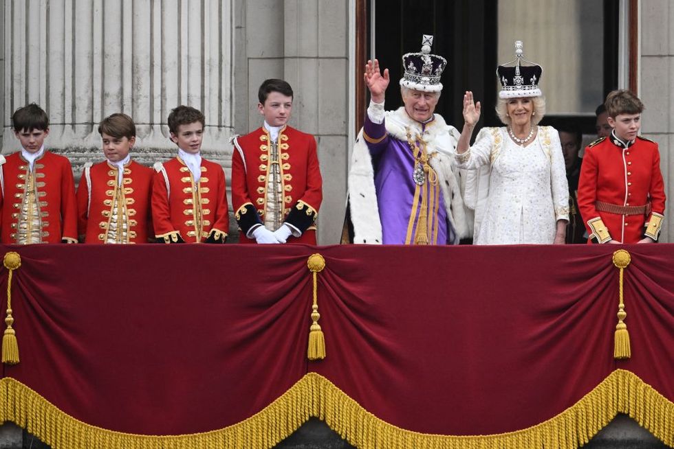Prince George at The King's coronation: Page of Honour