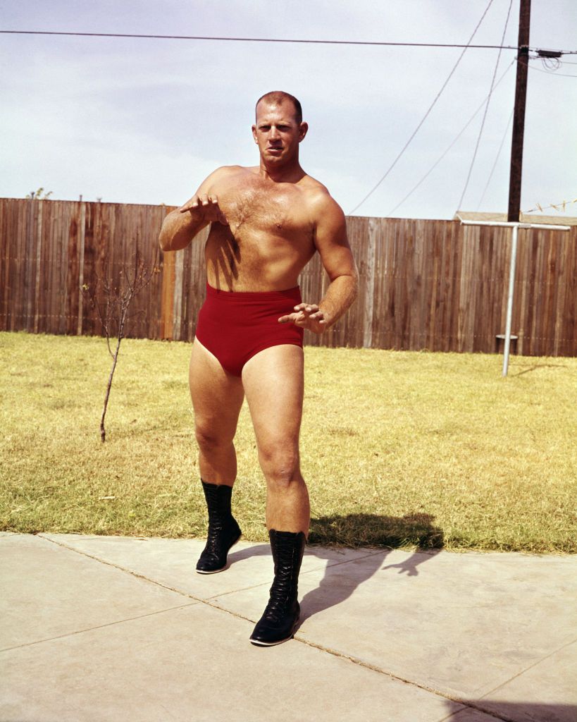 new york, ny october, 1963 professional wrestler fritz von erich 1929 1997 of the united states poses for a portrait circa october, 1963 in new york, new york photo by stanley westongetty images