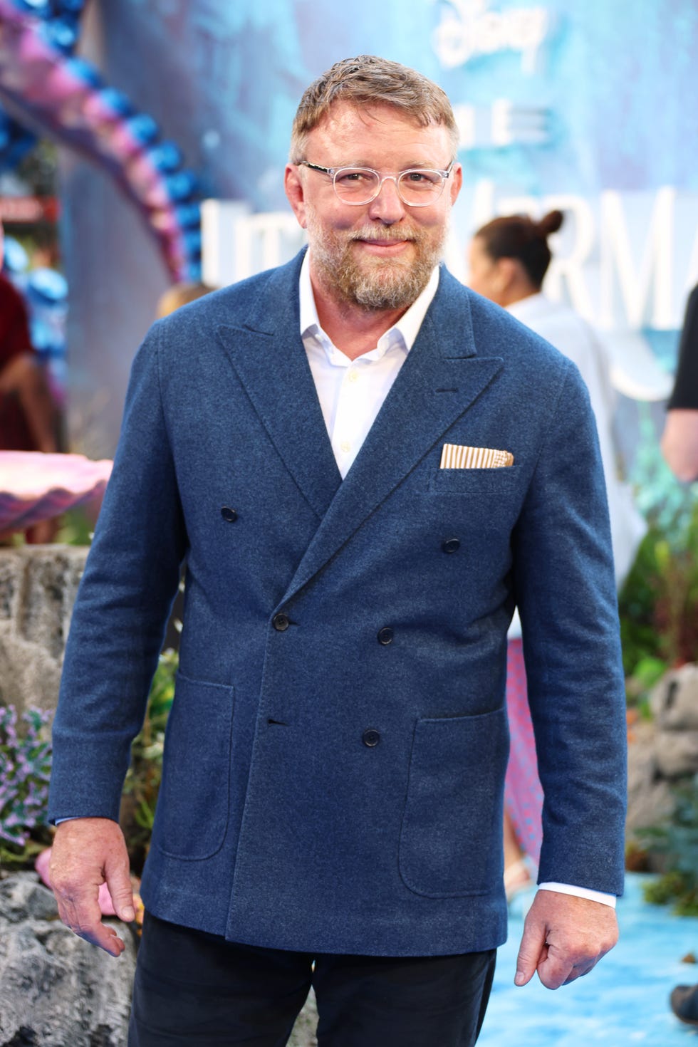 london, england may 15: guy ritchie attends the uk premiere of the little mermaid at odeon luxe leicester square on may 15, 2023 in london, england. (photo by hoda davaine/dave benett/wireimage)