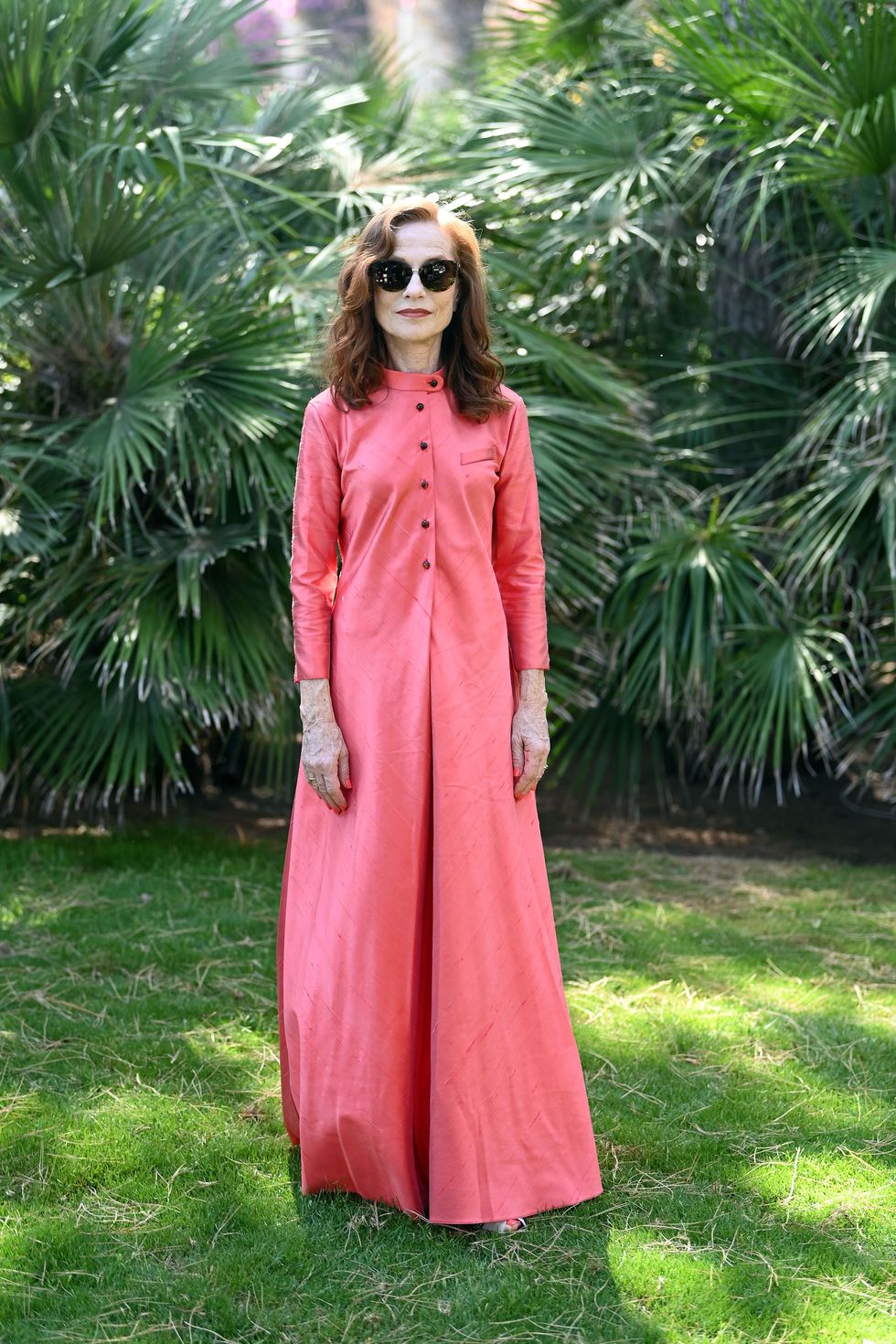 santa margherita di pula, italy   july 25 isabelle huppert attends  filming italy sardegna festival 2020 day 4 press conference at forte village resort on july 25, 2020 in santa margherita di pula, italy photo by daniele venturellidaniele venturelligetty images