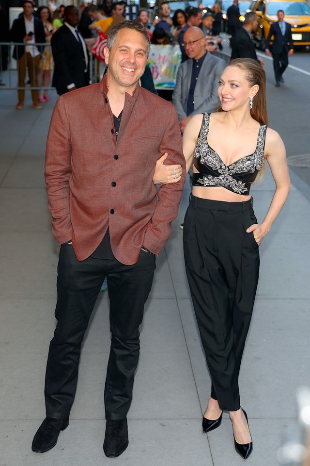 Amanda Seyfried’s Party Look Includes a Leather Bustier Embellished ...