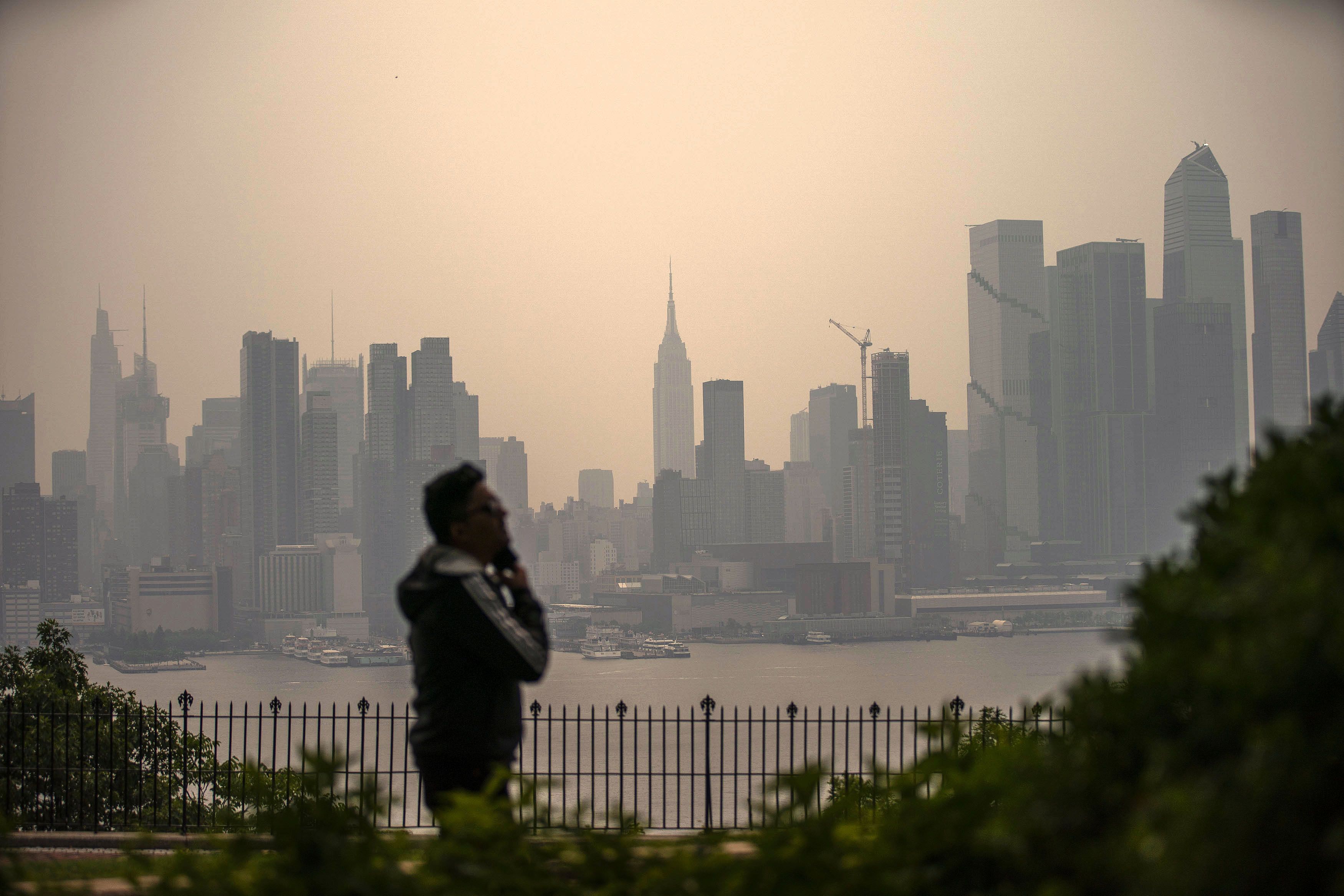 Air quality in NYC could improve Friday as Canada wildfires rage on