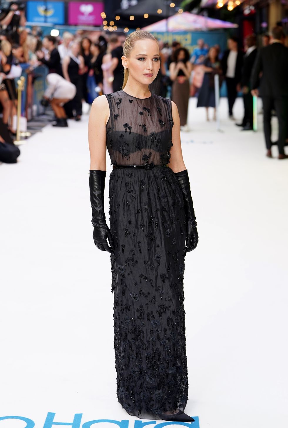 Jennifer Lawrence Has an Elegant Take on the Sheer Red-Carpet Trend