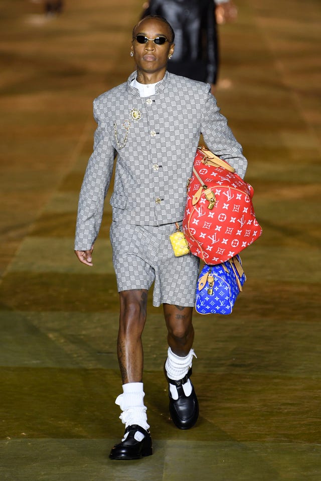 Pharrell Delivers a Pop Culture Moment at Louis Vuitton