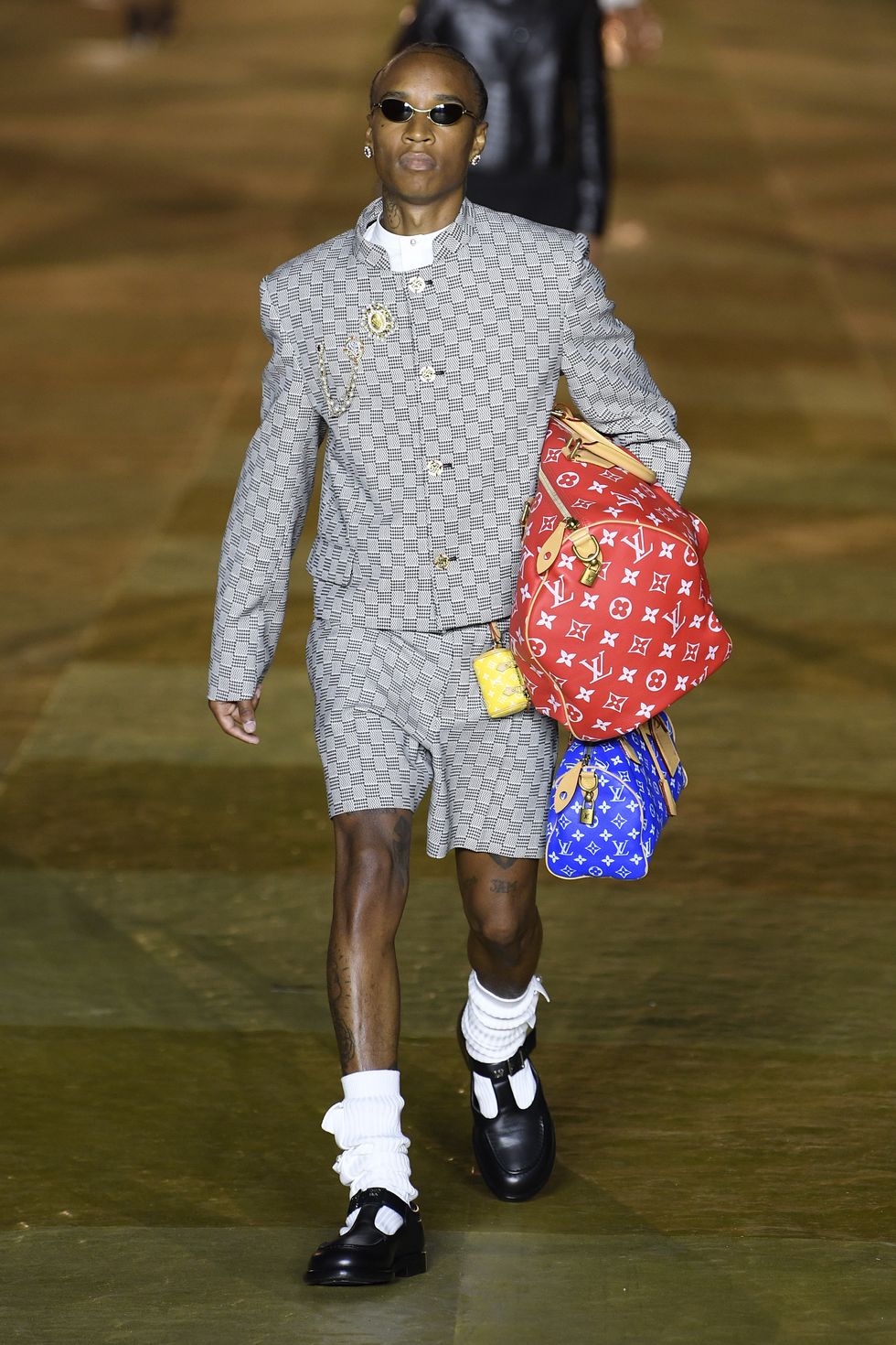 Pharrell Delivers a Pop Culture Moment at Louis Vuitton