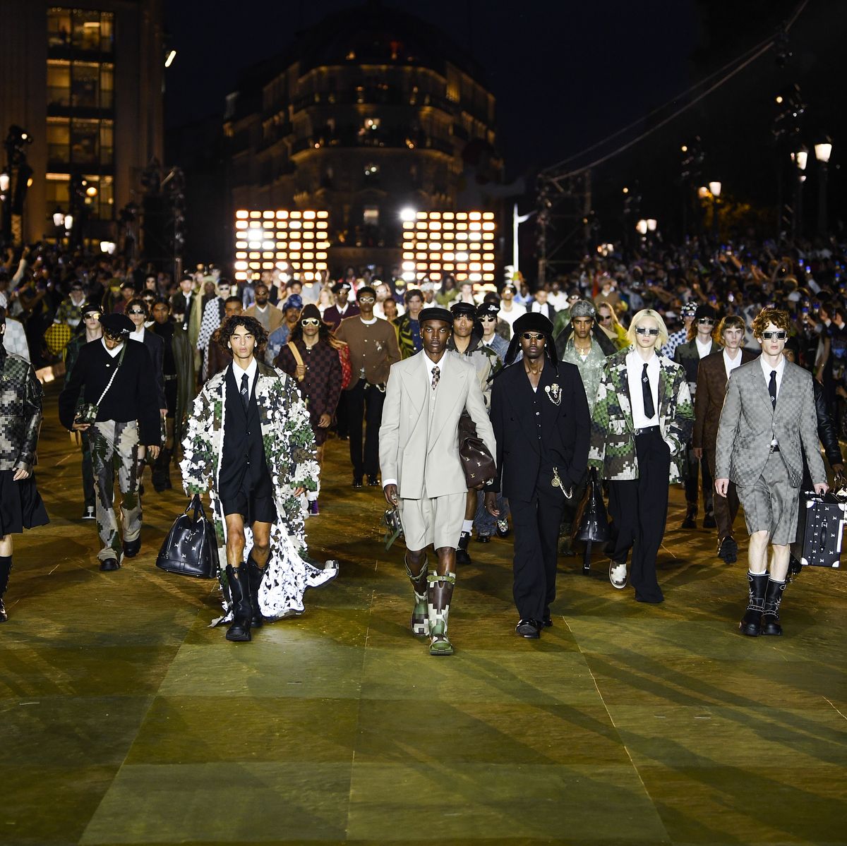 Pharrell Delivers a Pop Culture Moment at Louis Vuitton