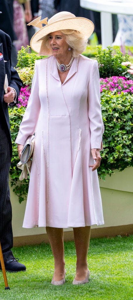 queen camilla pink ascot