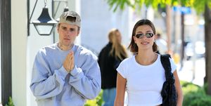 los angeles, ca june 24 justin bieber and hailey bieber are seen on june 24, 2023 in los angeles, california photo by rachpootbauer griffingc images