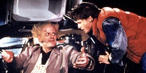 christopher lloyd and michael j fox in back to the future