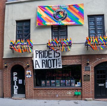 stonewall inn, christopher street, new york city, new york, usa photo by ghieducation imagesuniversal images group via getty images