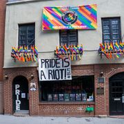stonewall inn, christopher street, new york city, new york, usa photo by ghieducation imagesuniversal images group via getty images